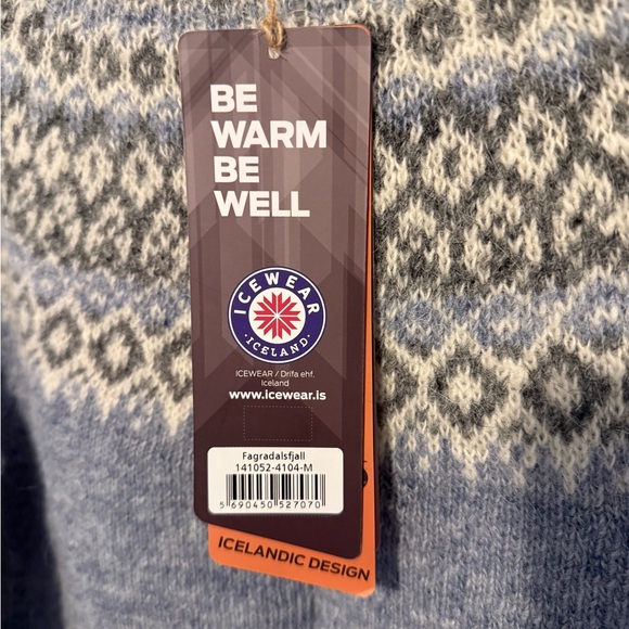 NWT M FAGRADALSFJALL TRADITIONAL ICELANDIC WOOL SWEATER - Picture 2 of 5
